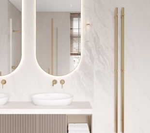 Керамогранит Laparet Solo Avorio кремовый мат. глянц. чернила рект.  (60х119,5) арт. LP6012G0561R Матовая (sugar эффект)